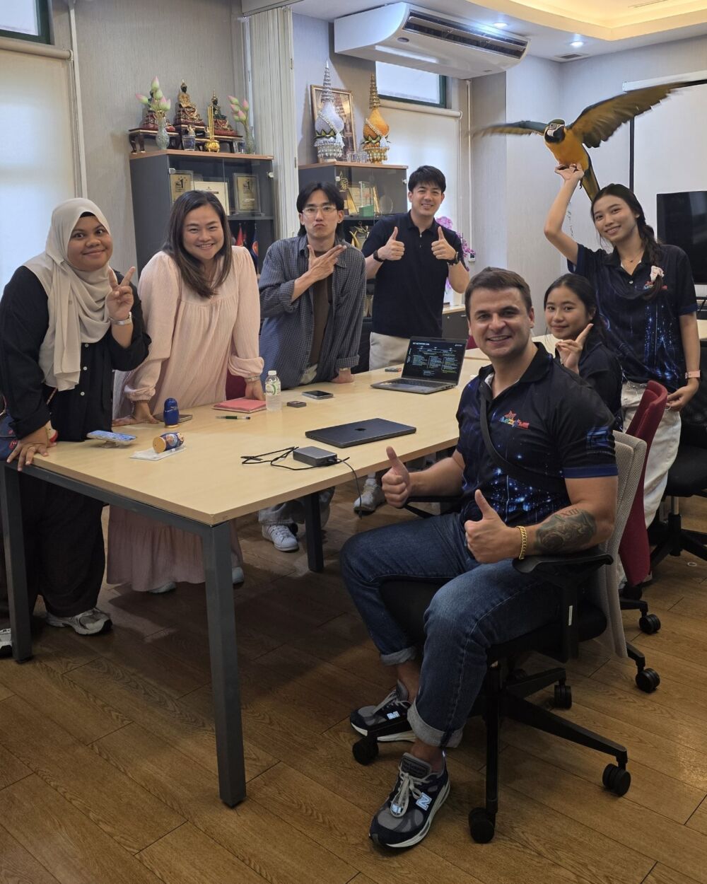 AMAZE ME team at the office in Bangkok